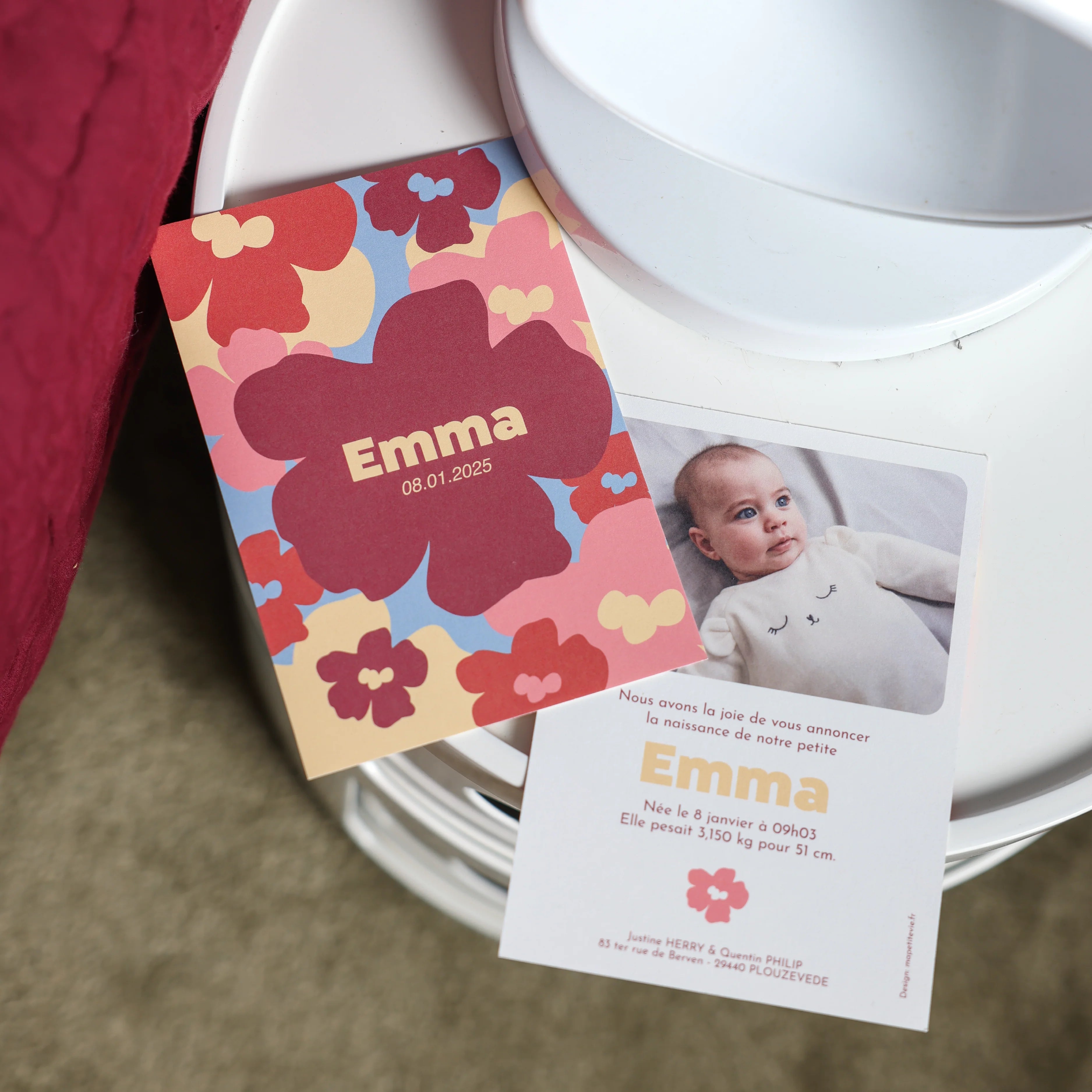 Faire-part photo pour la naissance : Immortalisez les premiers instants de bébé