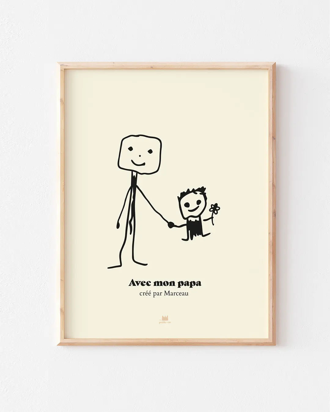 affiche dessin d'enfant à personnaliser