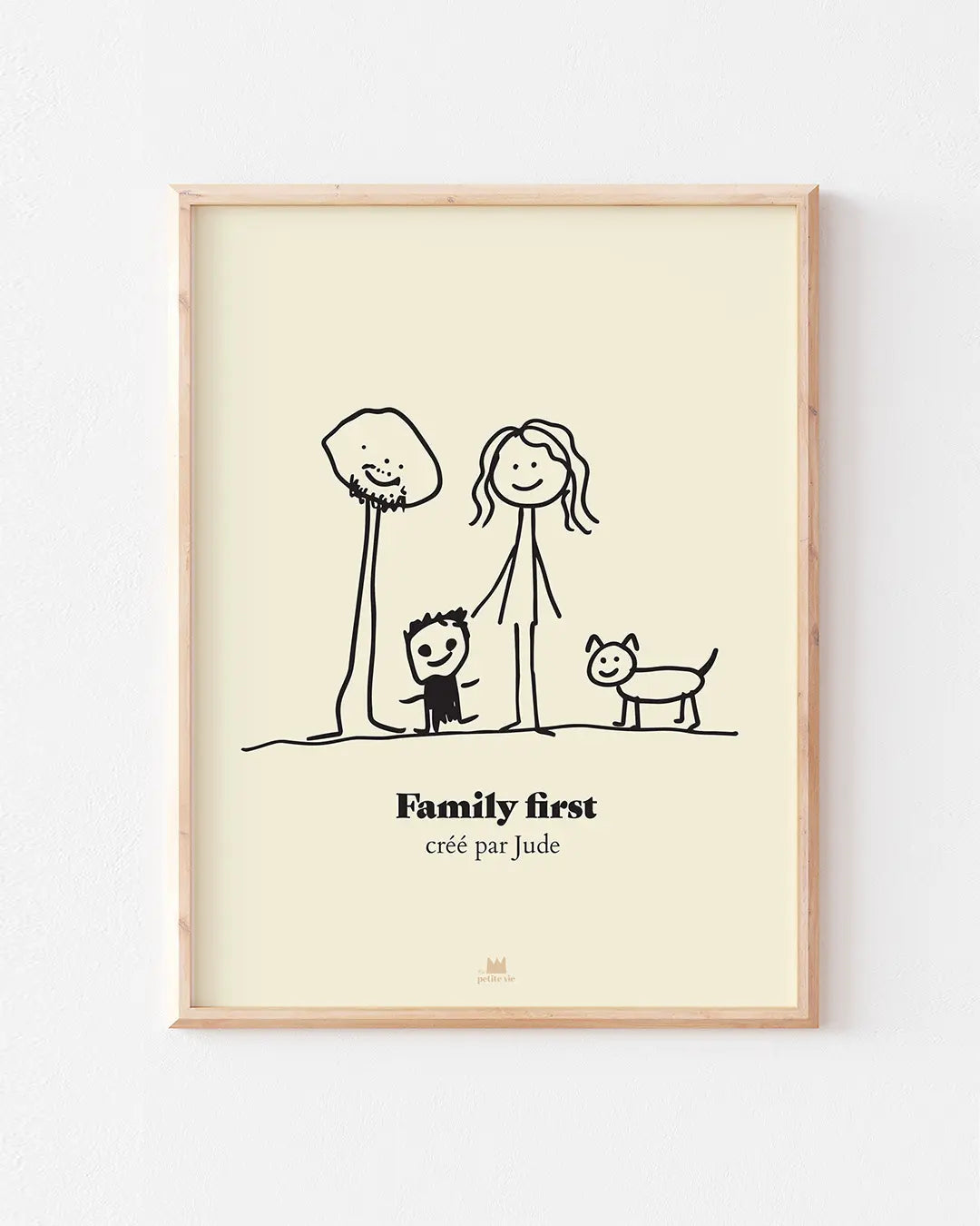 dessin de famille à personnaliser