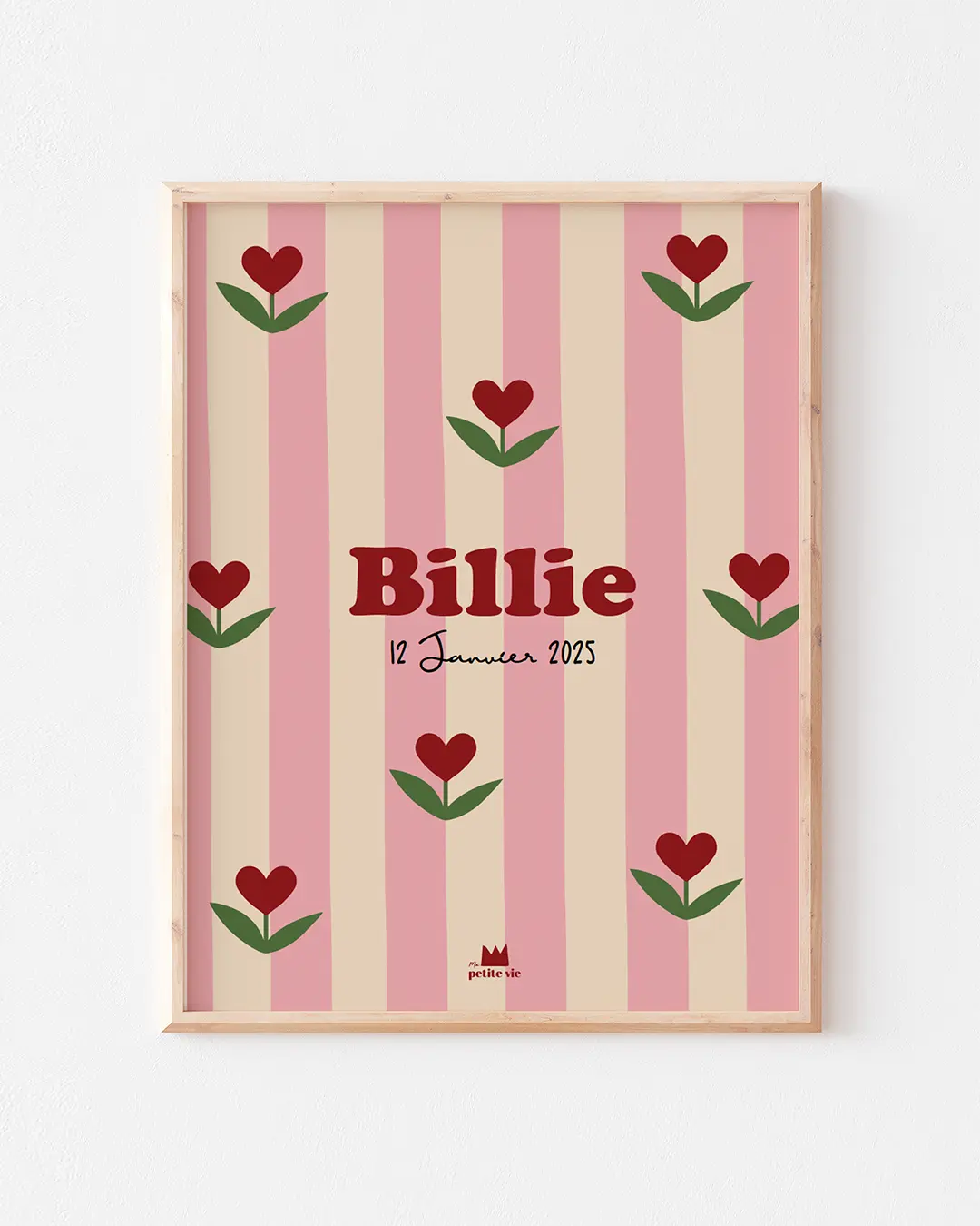 Affiche prénom – Printemps