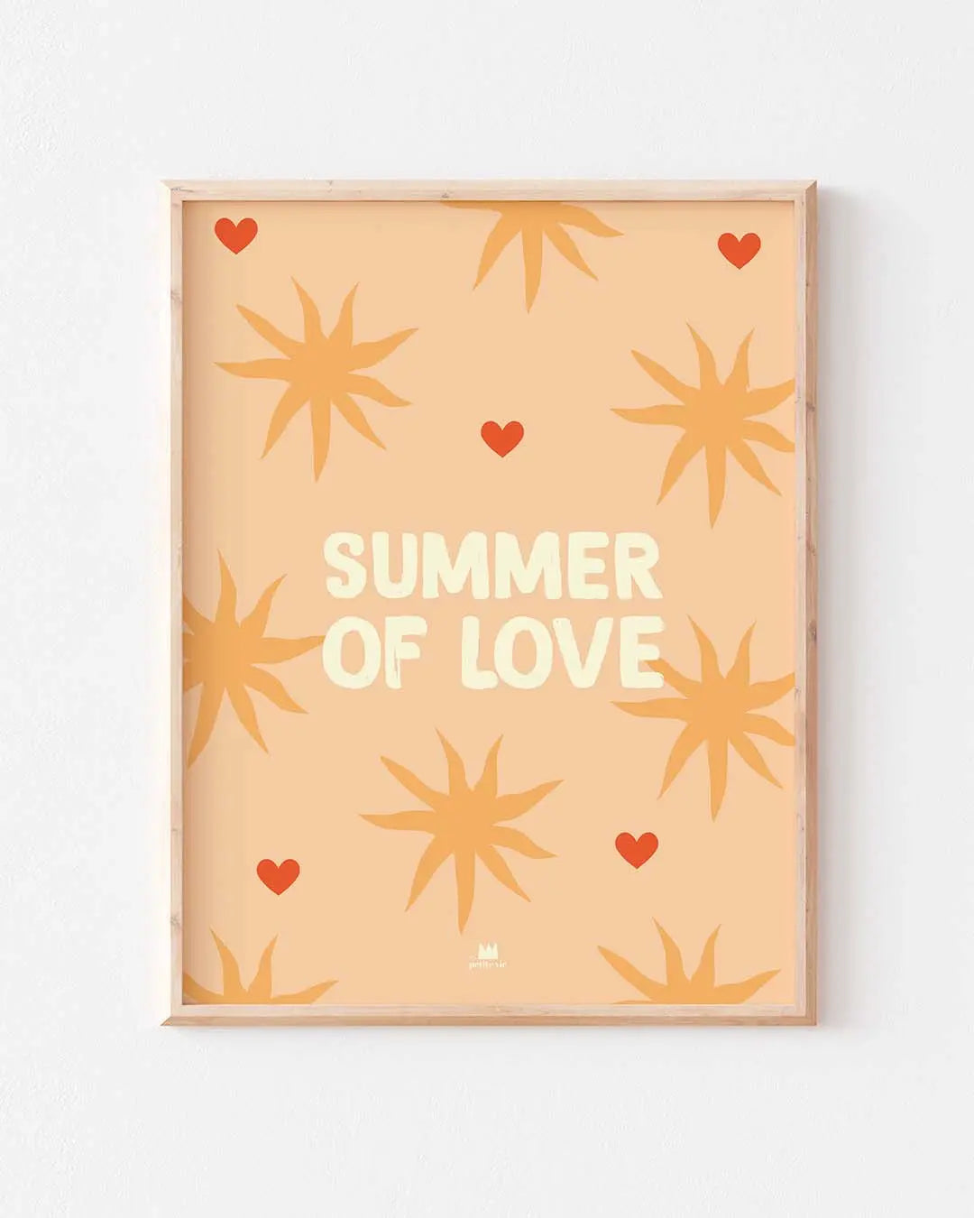 Affiche Summer avec des soleils pour décorer son intérieur