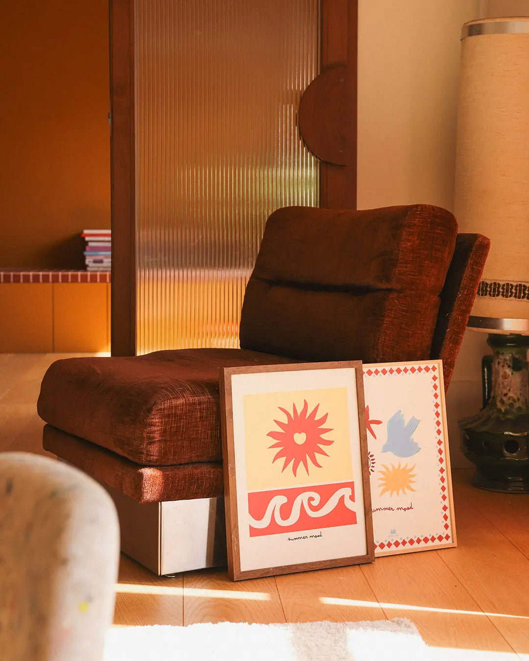 affiche d'été pour une décoration pops et colorée