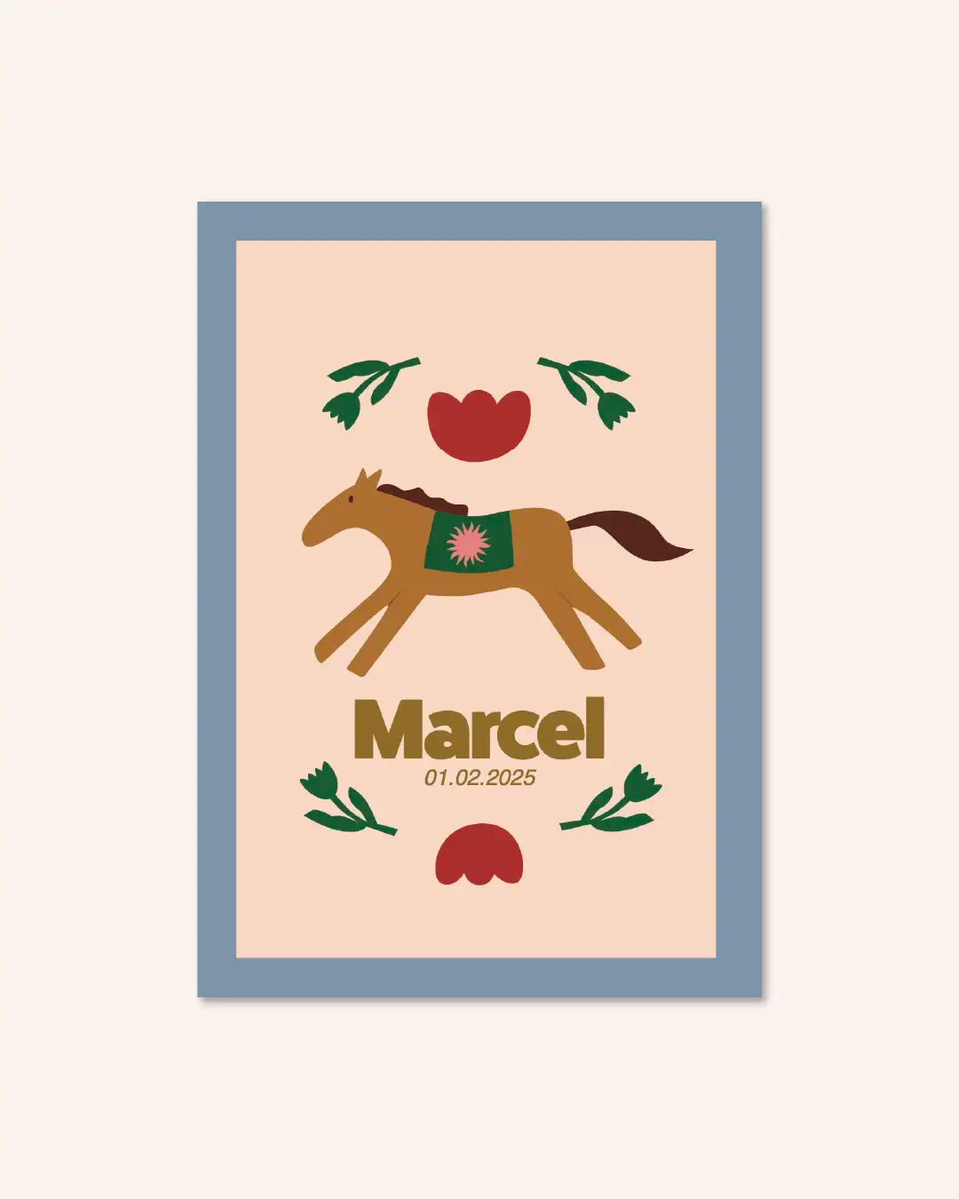 Faire-part de naissance pour bébé poétique et coloré Ma Petite Vie