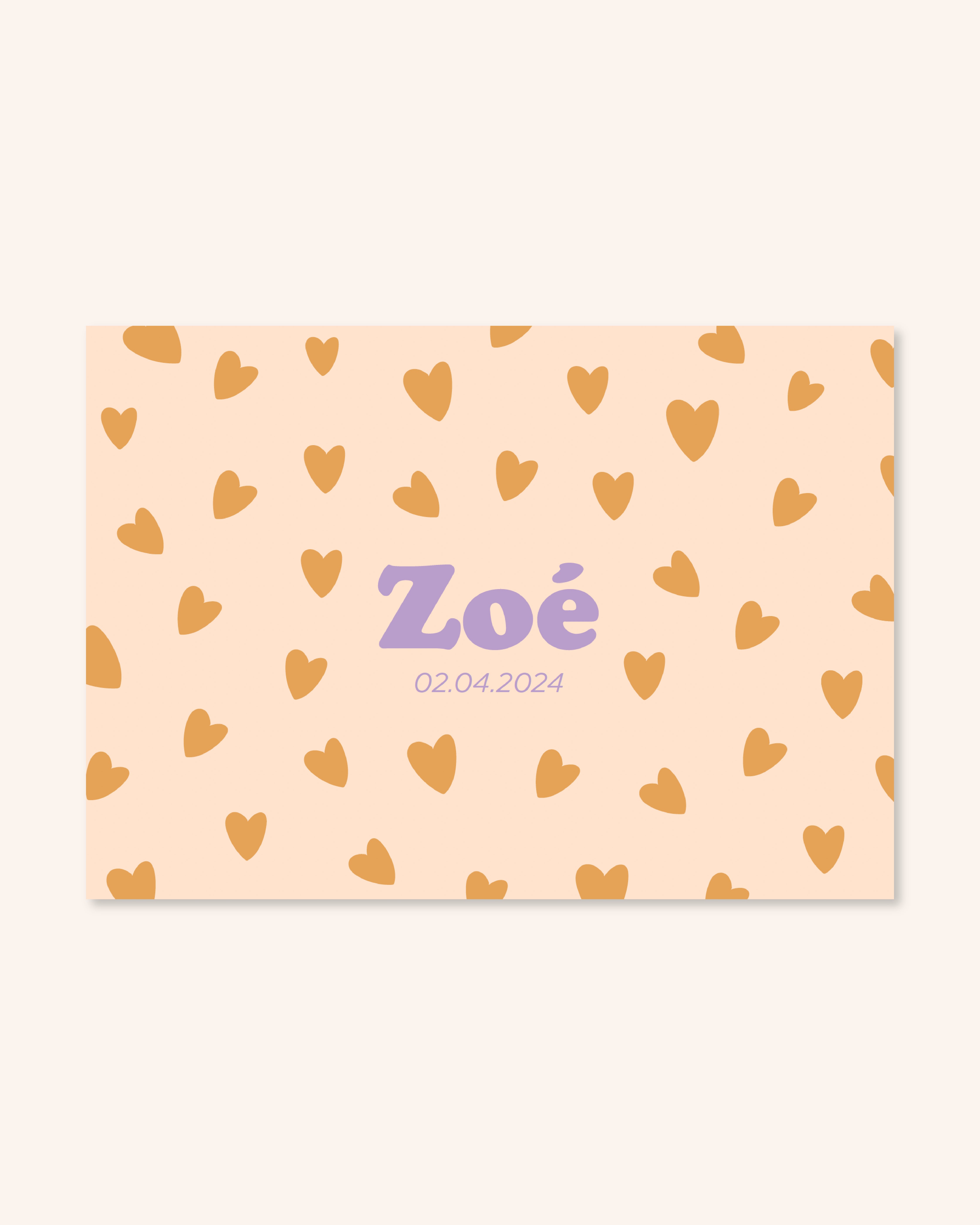 Faire-part de naissance bébé avec des teckels pour annoncer la naissance de bébé.