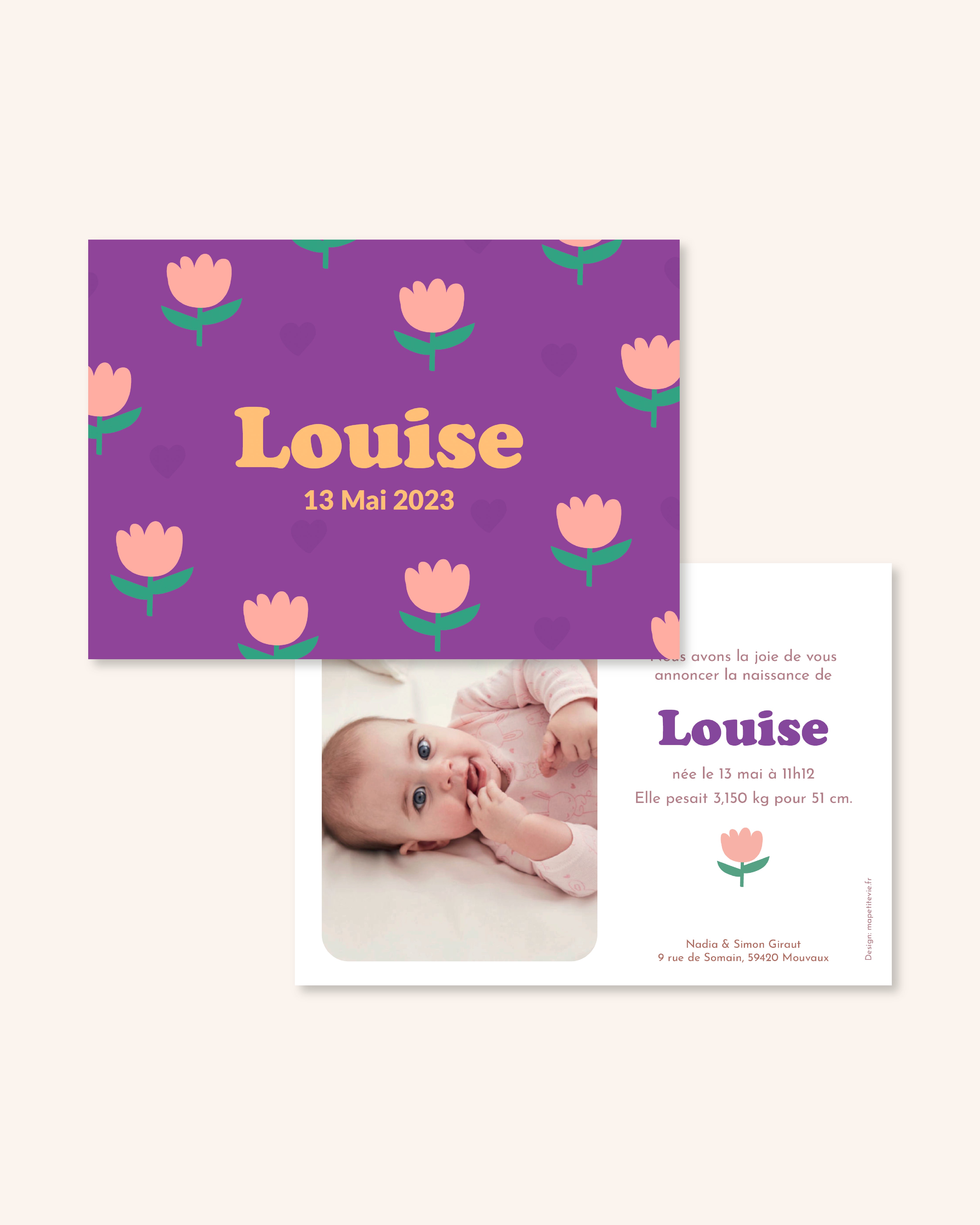 Découvrez notre modèle “Flower Power” et ses belles fleurs colorées ! Le motif et les couleurs pep’s de ce modèle sauront faire pétiller les yeux de tous !