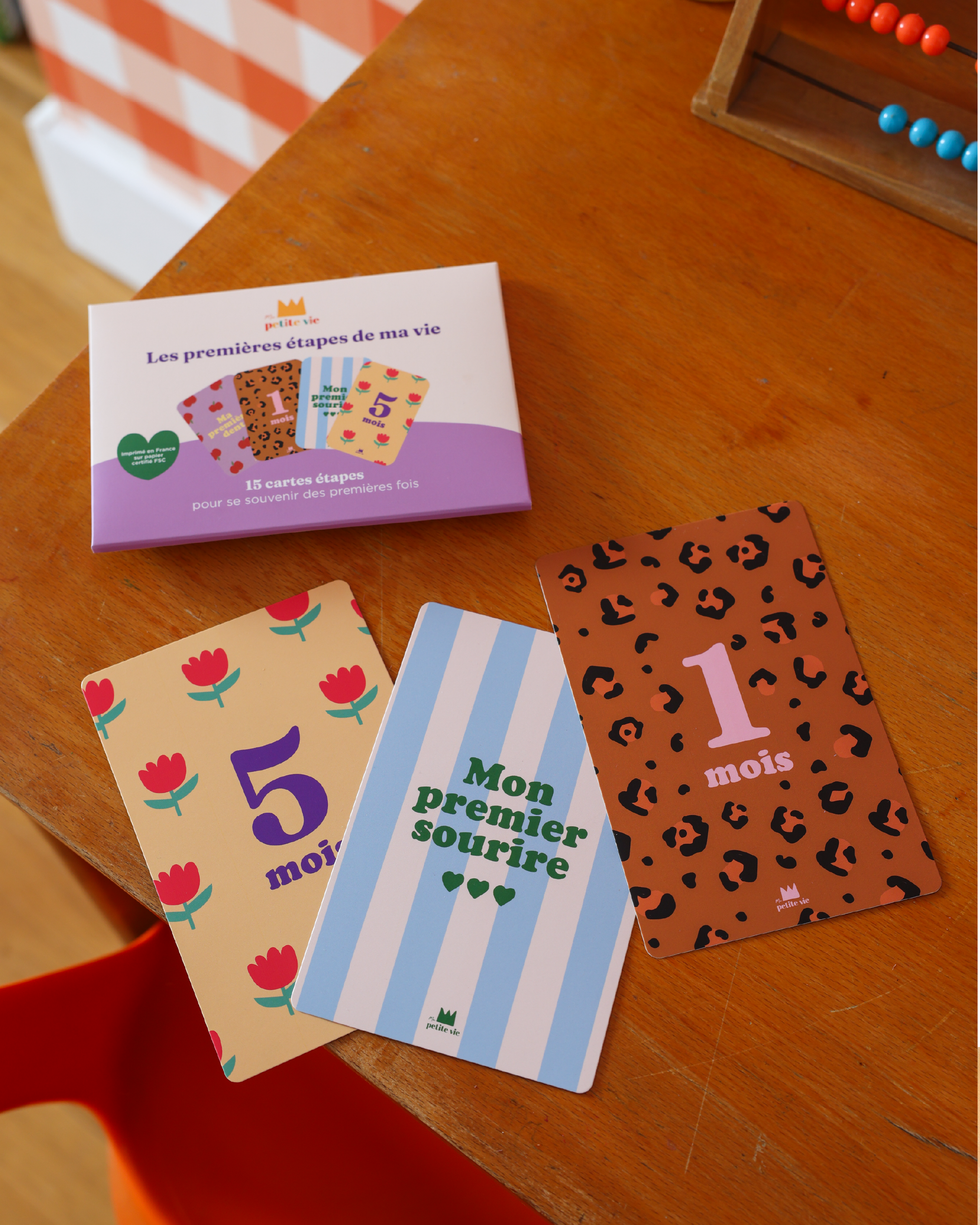 Cartes étapes - Mes douze premiers mois