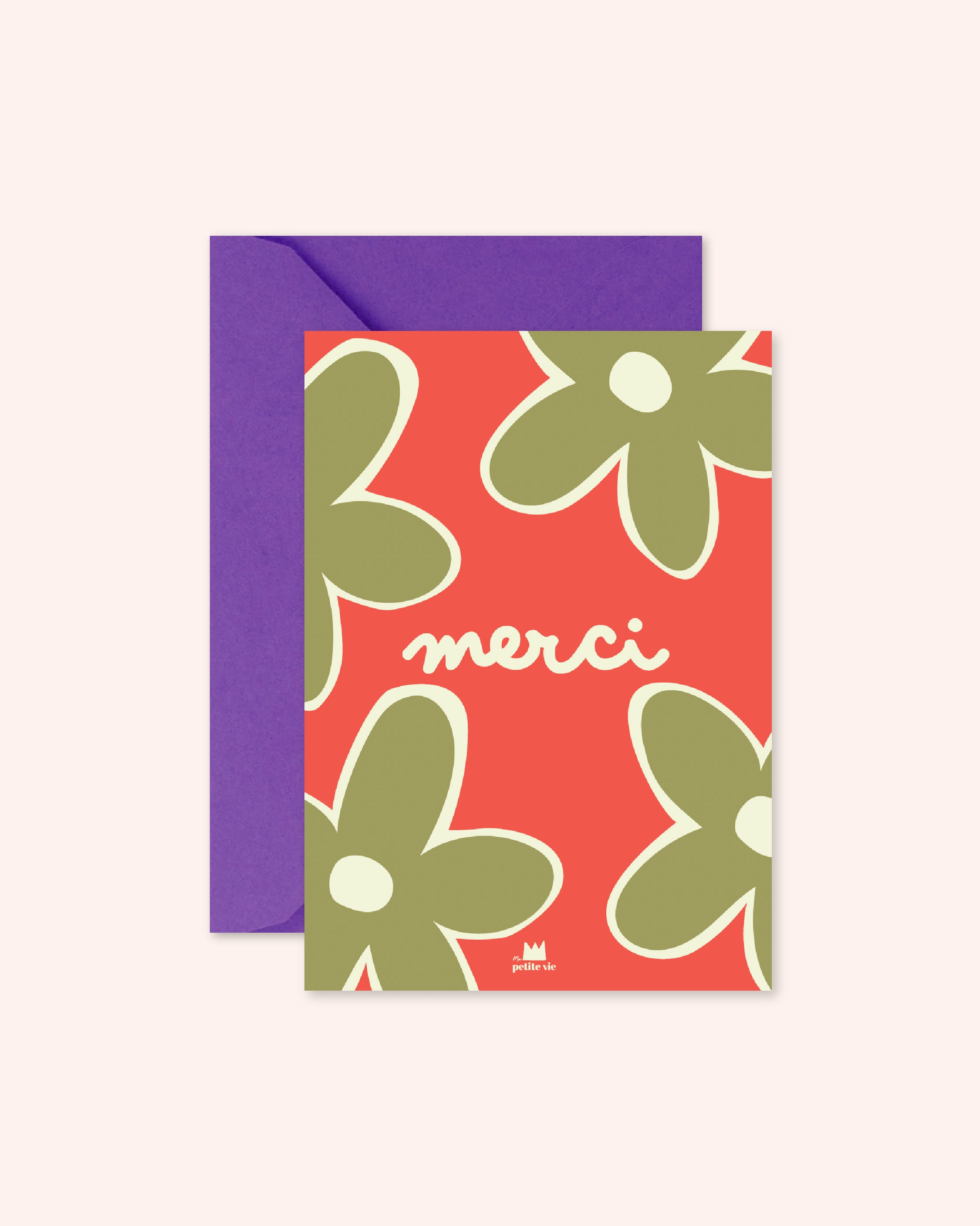 Carte Merci fleurs