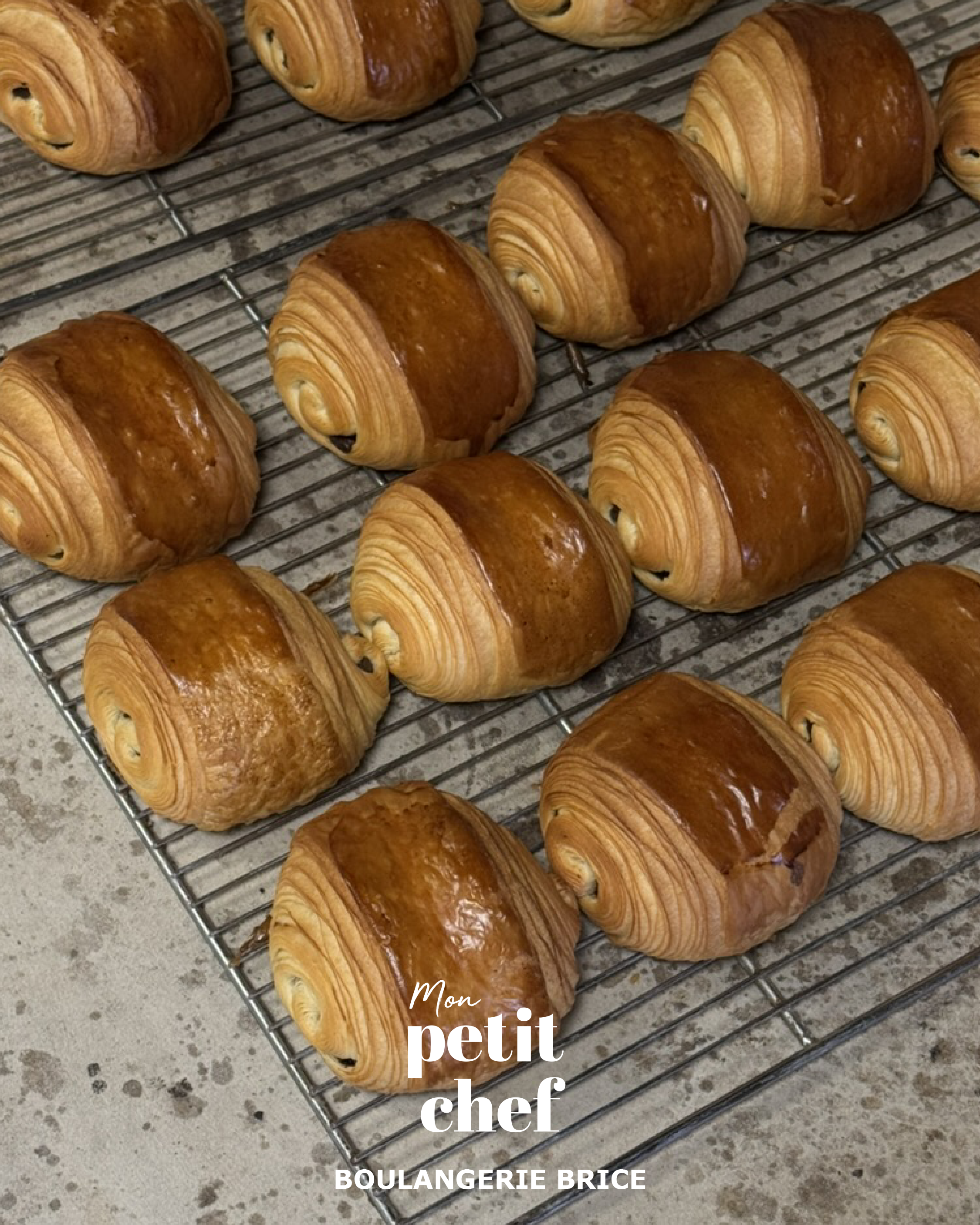 La recette des pains au chocolat chez Boulangerie Brice