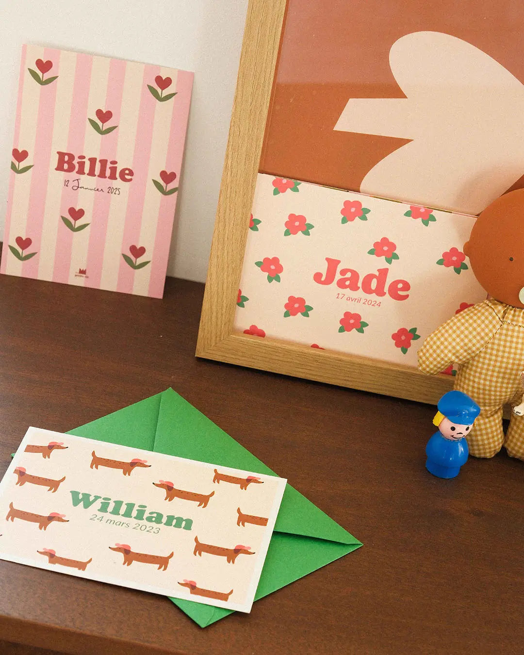 Faire part de naissance pour bébé poétique et fleuris Ma Petite Vie