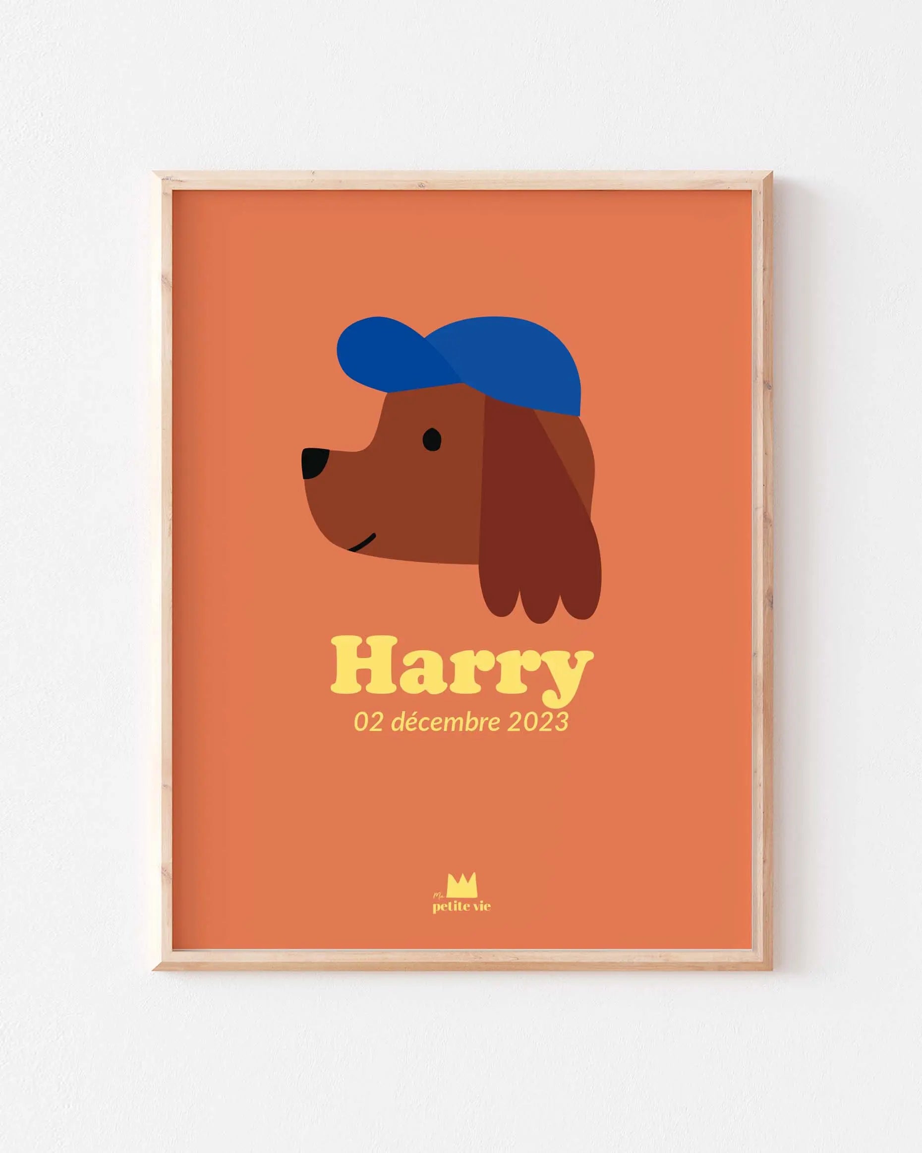 Affiche Prénom - Happy Dog