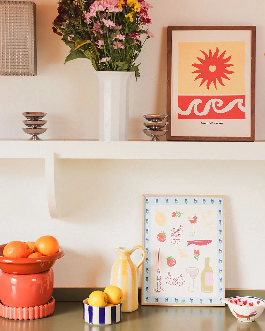 affiche décoration pour sa cuisine et une déco estivale