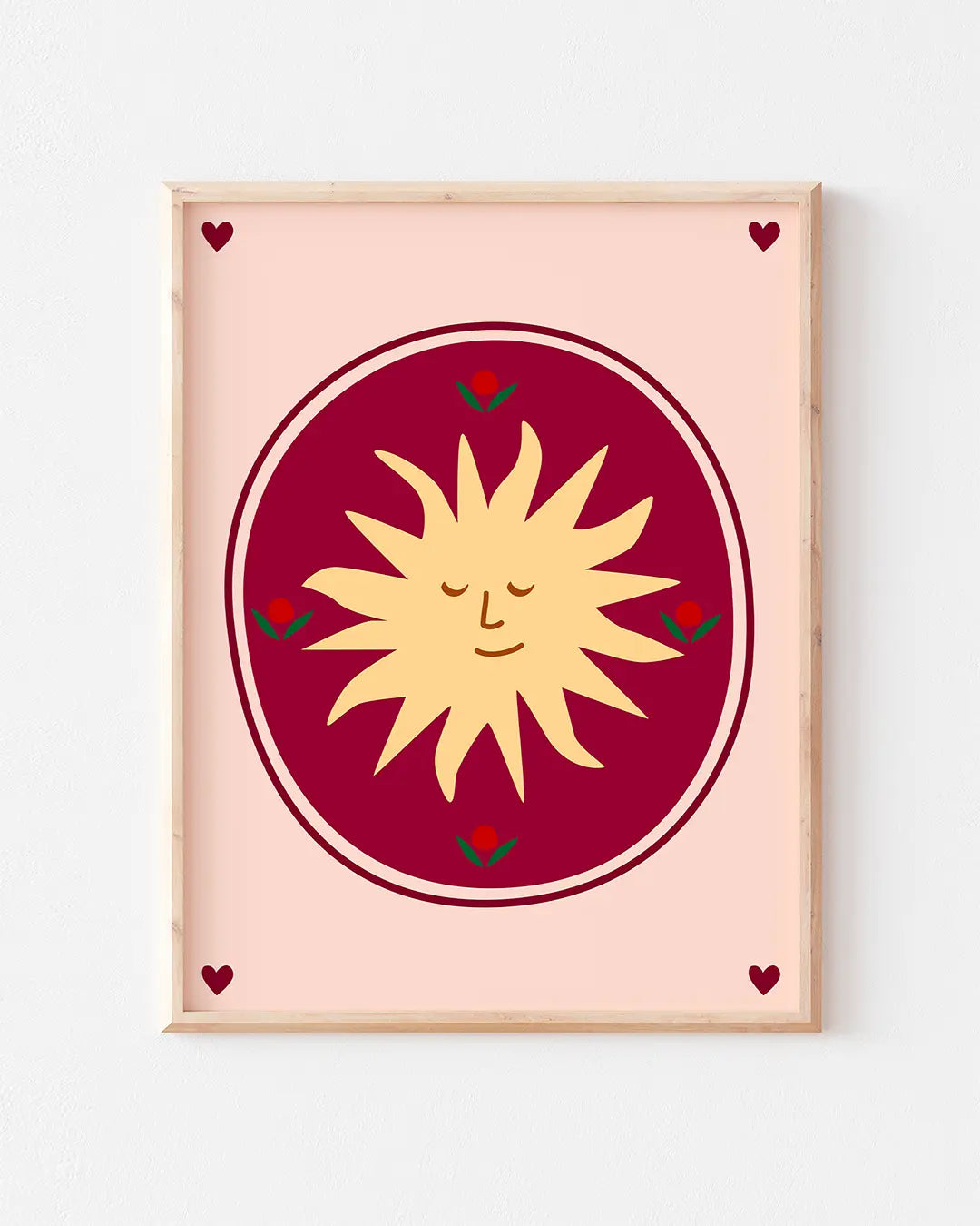 illustration graphique d’un soleil lumineux, symbole de chaleur, lumière et énergie positive.