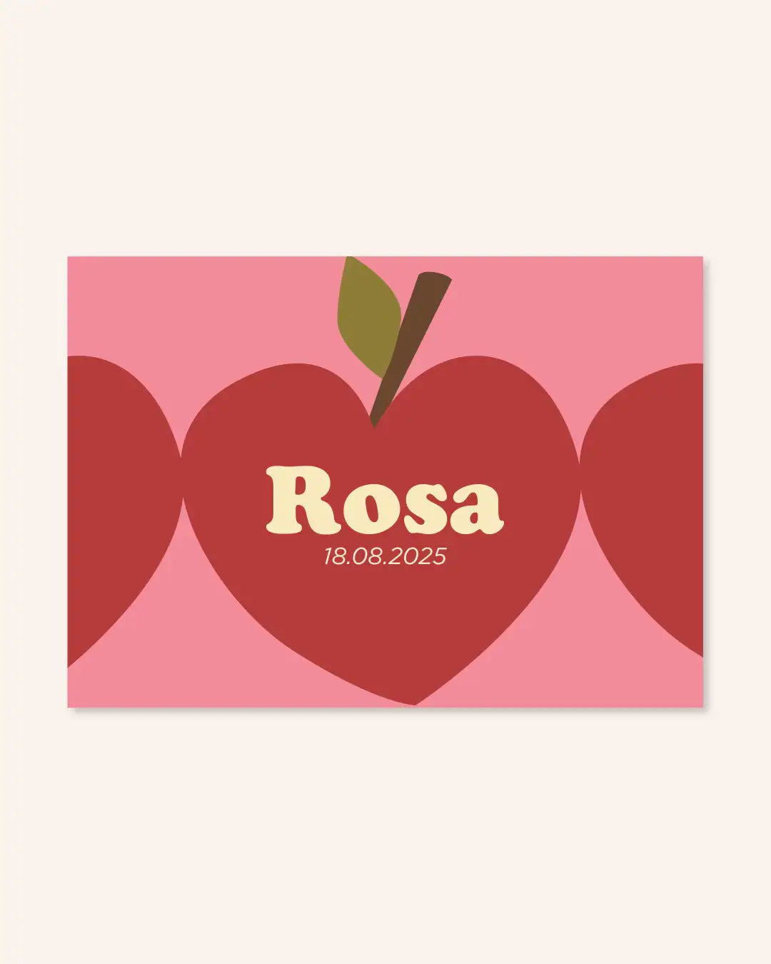 Faire-part de naissance pour bébé poétique et coloré Ma Petite Vie