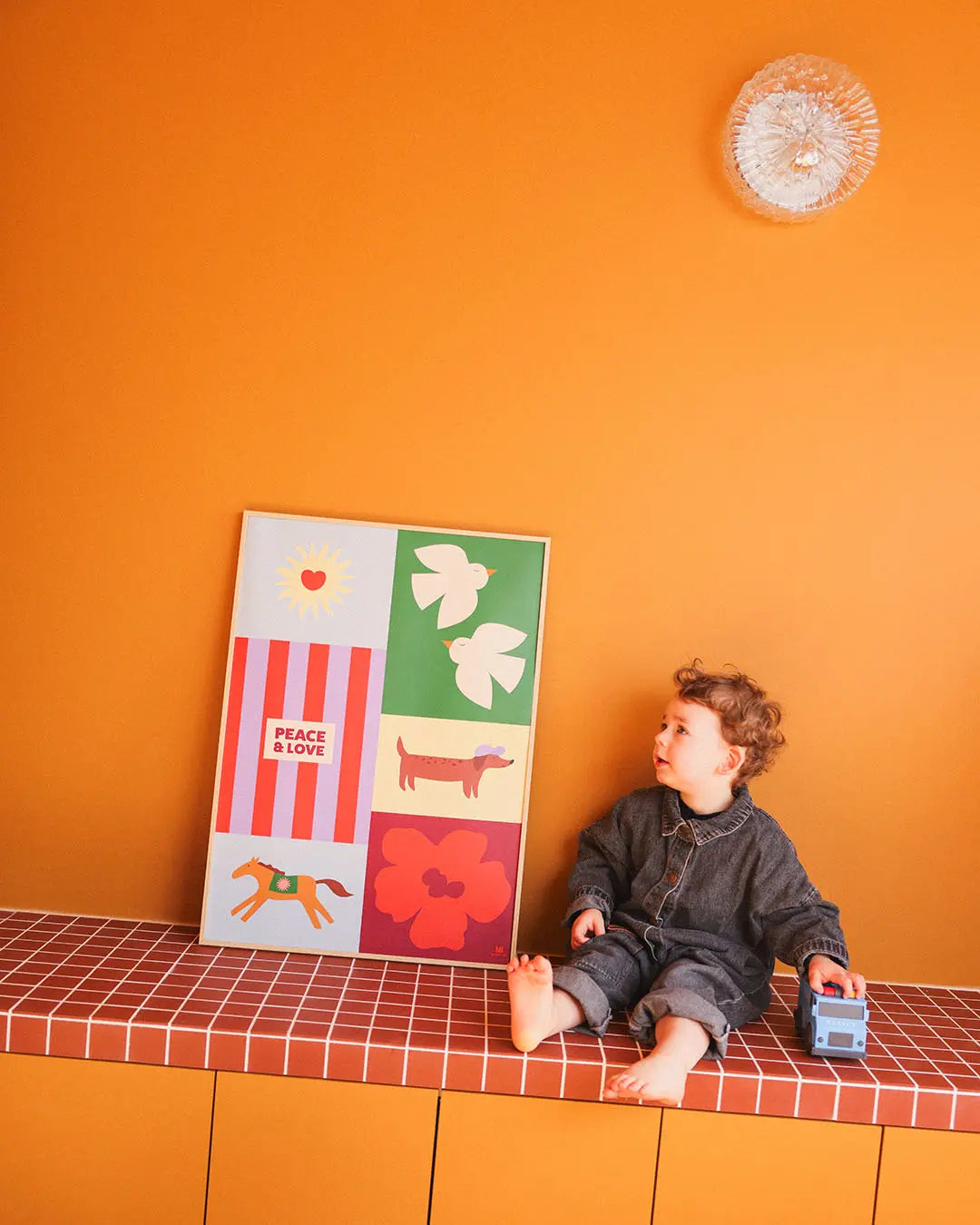 Grande affiche – Peace & love