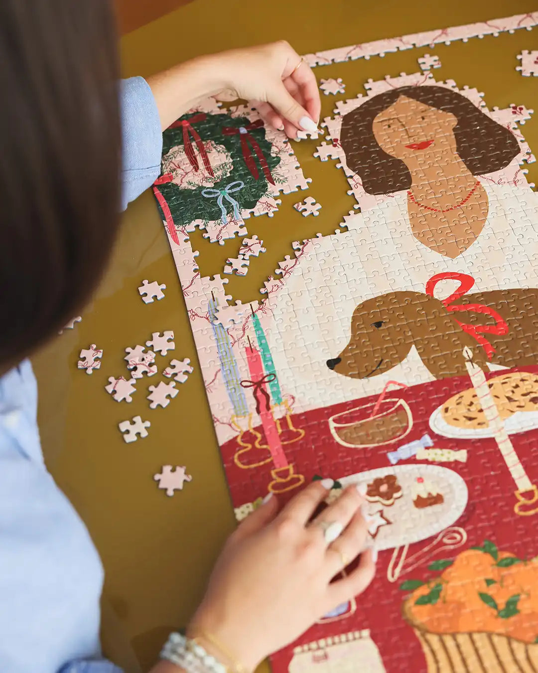Puzzle 1000 Pièces - Goûter de Noël