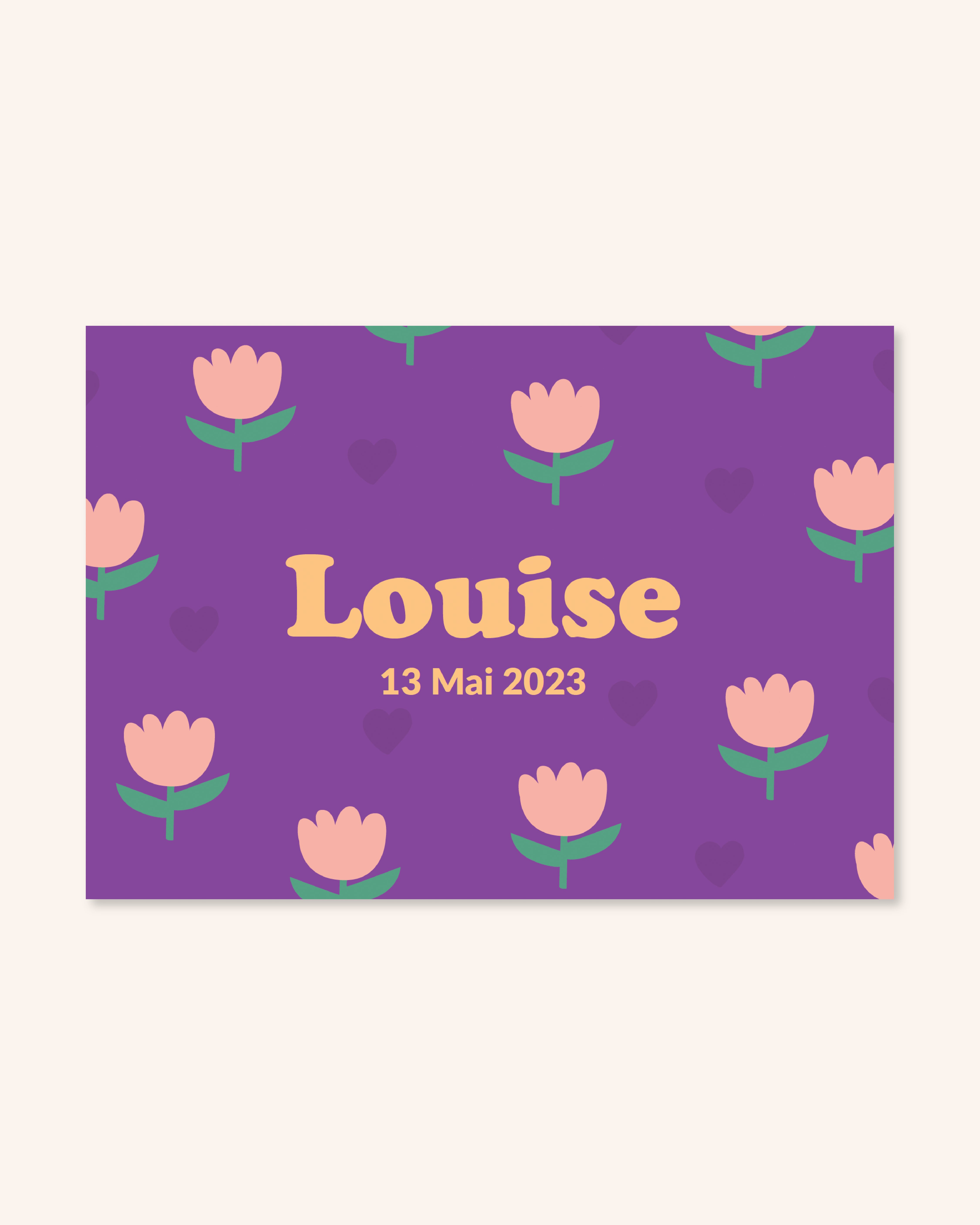 Découvrez notre modèle “Flower Power” et ses belles fleurs colorées ! Le motif et les couleurs pep’s de ce modèle sauront faire pétiller les yeux de tous !