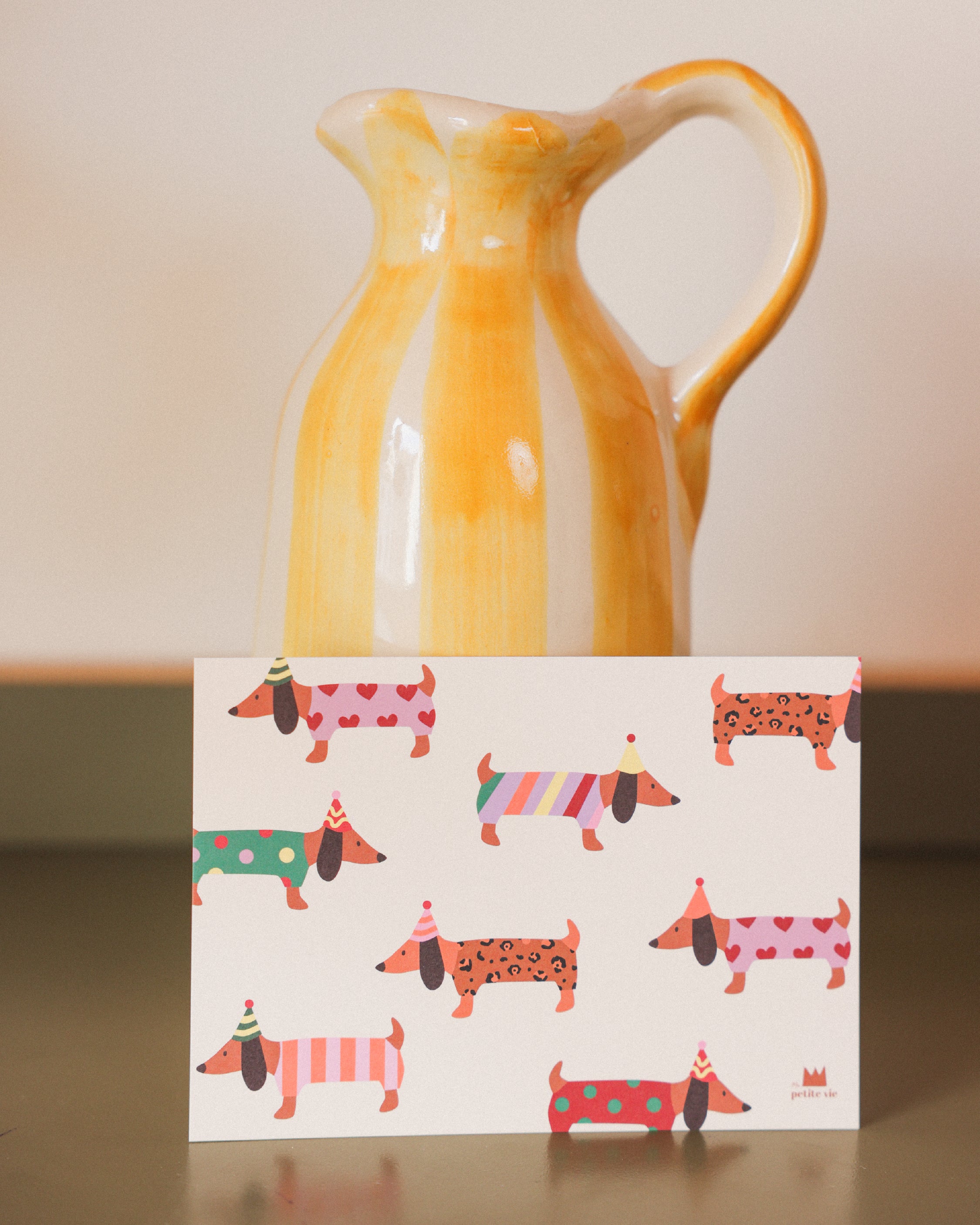 Carte Teckel Birthday