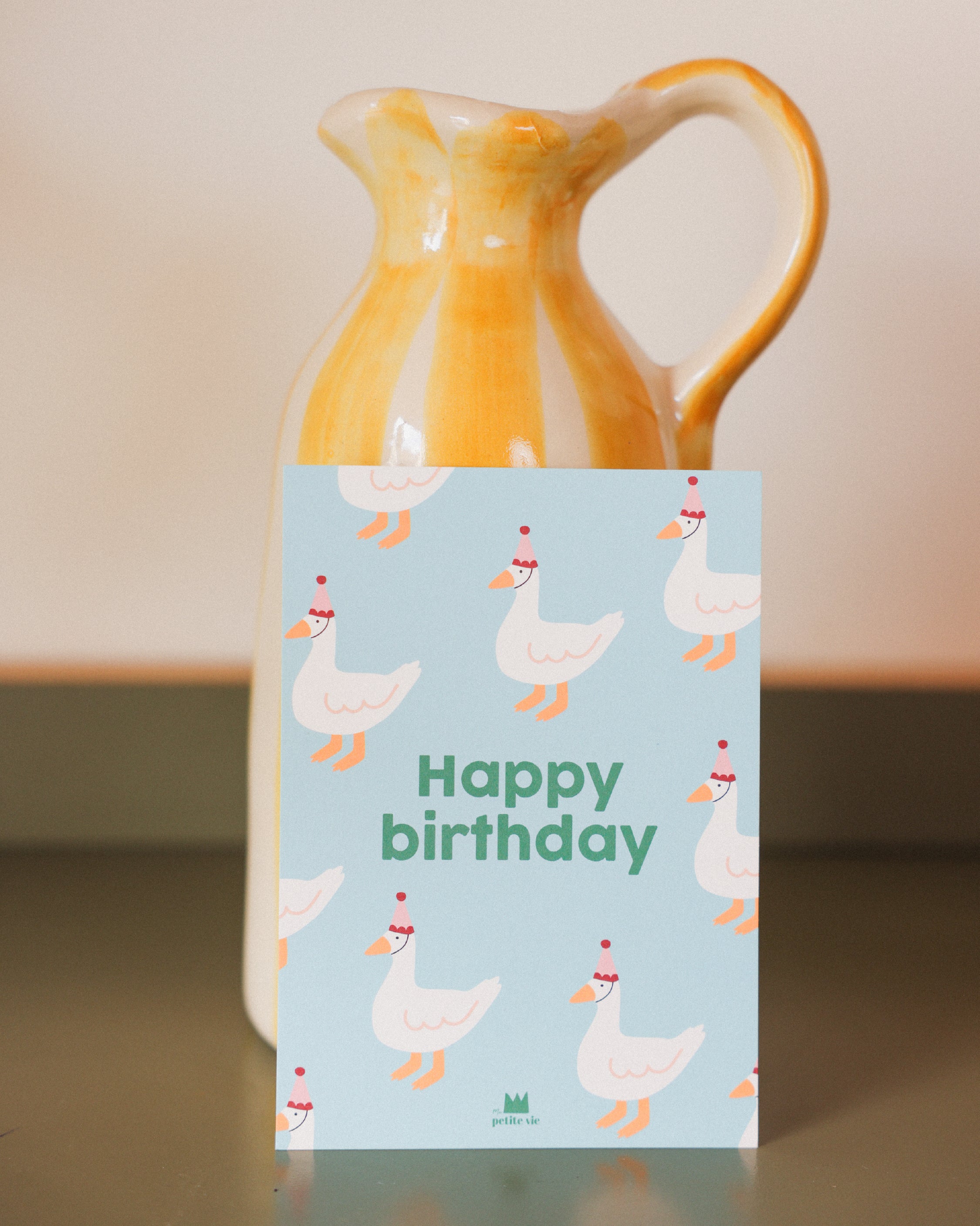 Carte Happy Birthday Oies