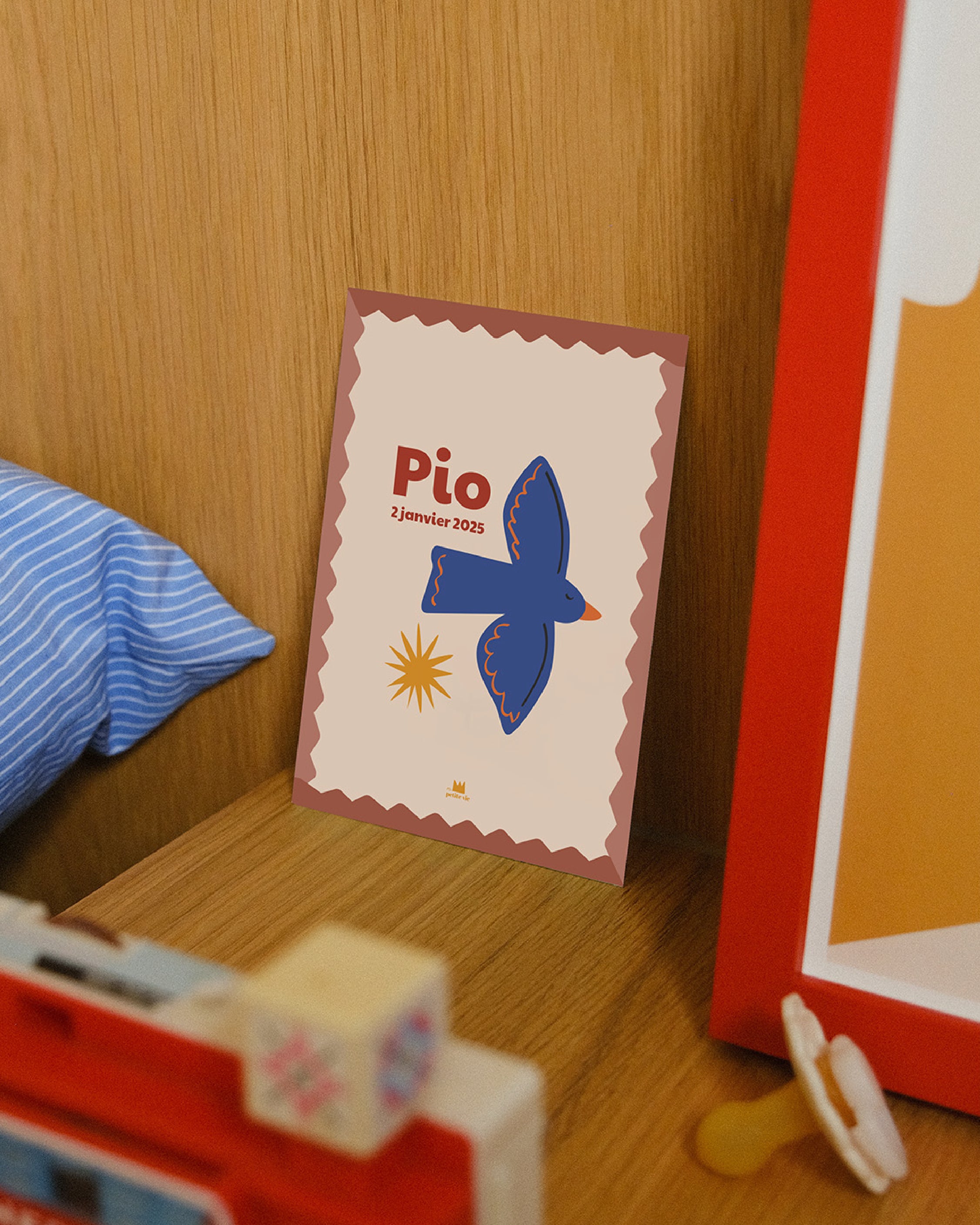 faire-part Douce Nuit pour annoncer la naissance de son bébé 