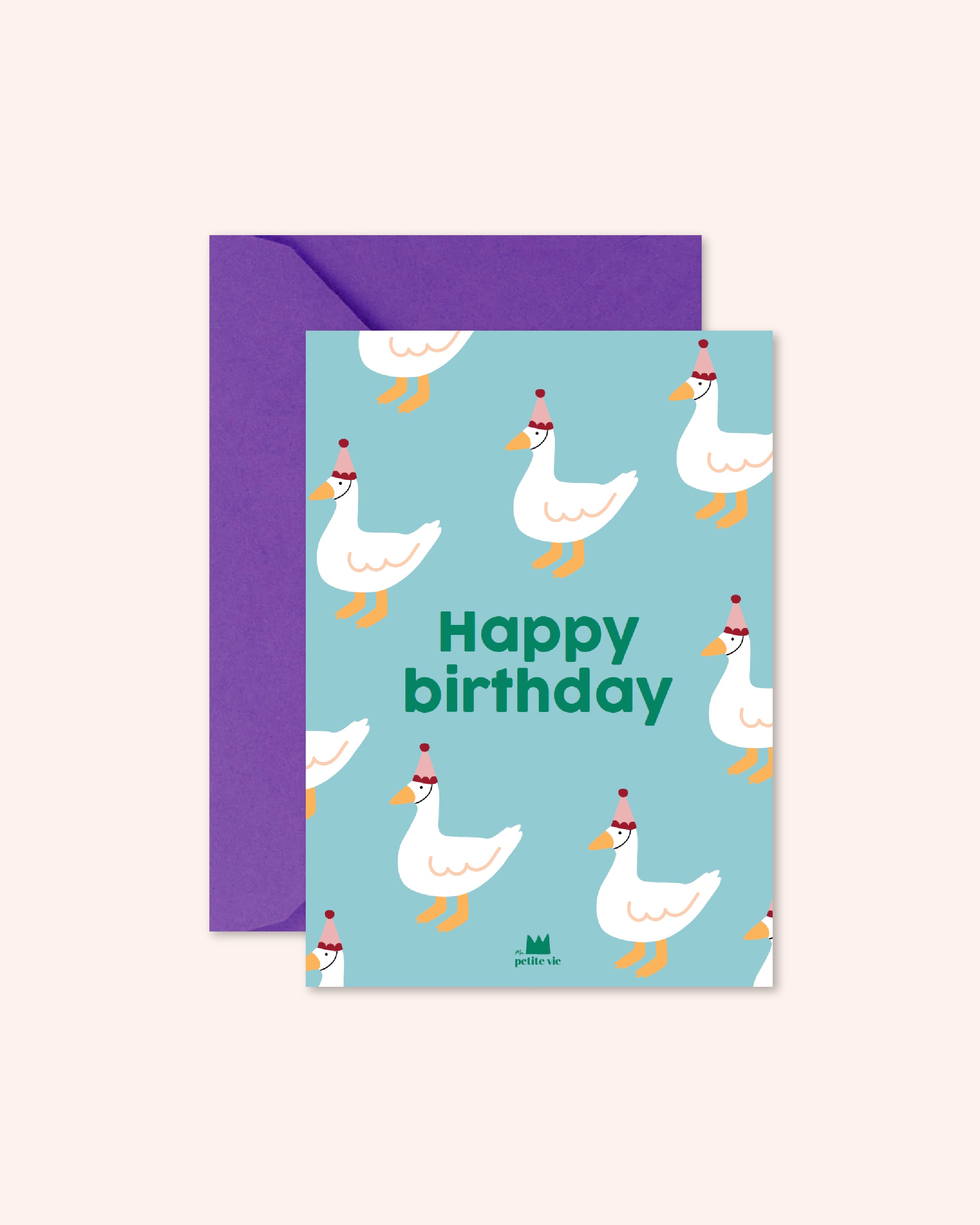 Carte Happy Birthday Oies